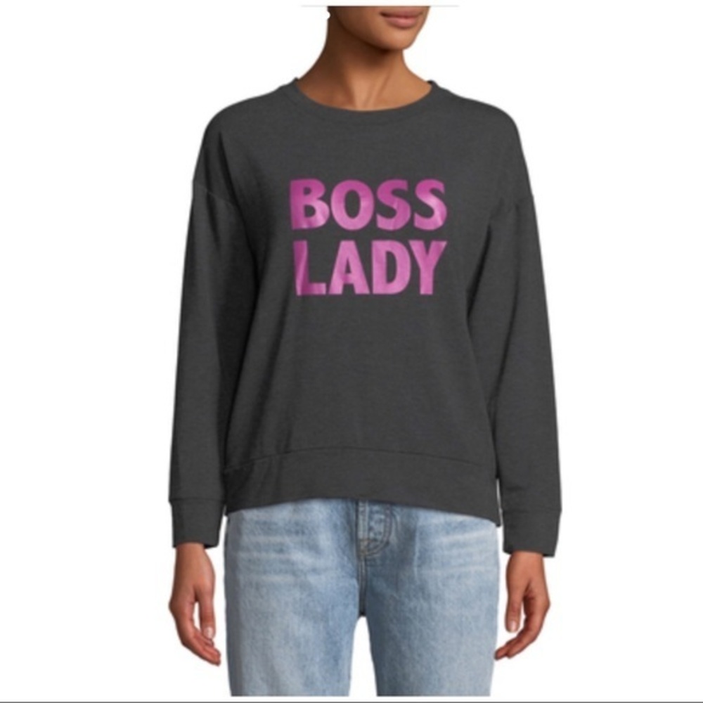 Neiman Marcus Bosslady Crewneck Sweatshirt Sz Med